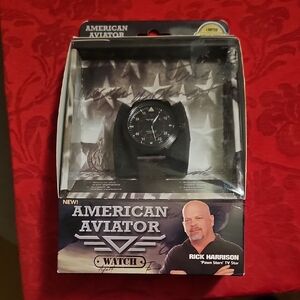 Black AMERICAN AVIATOR Watch